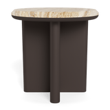 Palm Beach Aluminum Round Side Table