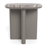 Palm Beach Aluminum Round Side Table