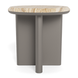 Palm Beach Aluminum Round Side Table