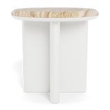 Palm Beach Aluminum Round Side Table