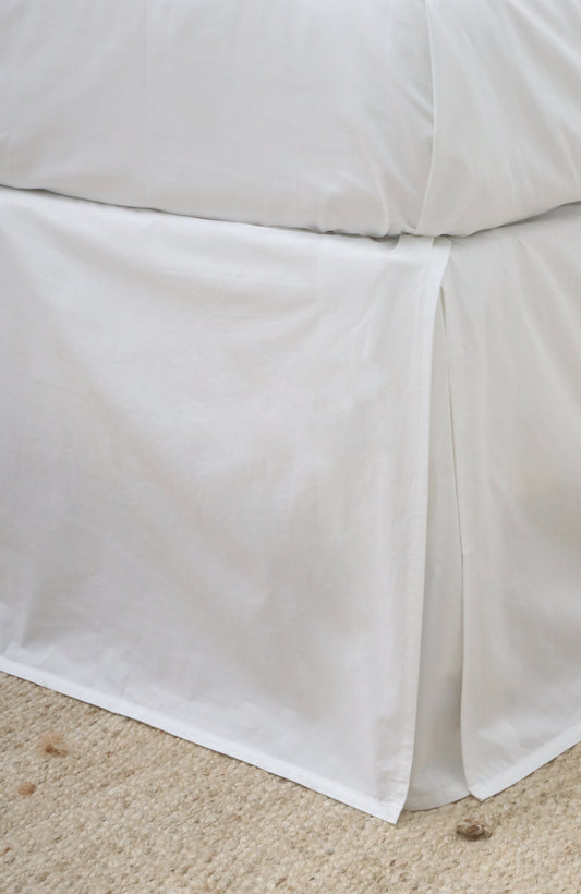 Paneled Cotton Sateen Bedskirt