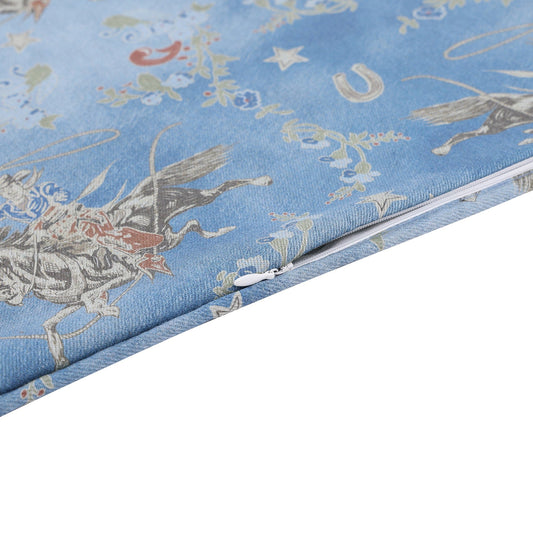 Lee Western Washed Denim Euro Sham