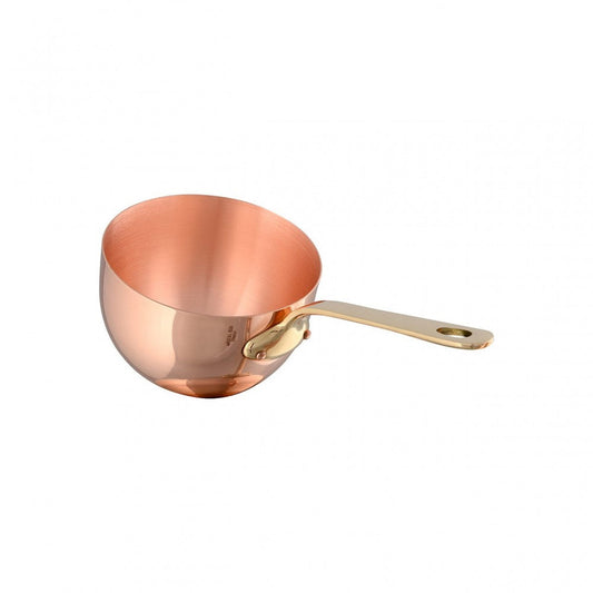 Mauviel M'PASSION Copper Zabaglione With Brass Handles, 1.8-Qt