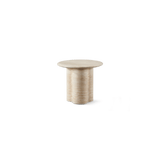Porto Travertine Round Side Table