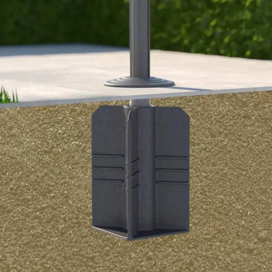 PURPLE LEAF OPEN BOX Umbrella Base,Base in Ground ZYBASE-7