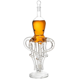 Tall Octopus Whiskey and Wine Decanter 500ml 16.5" H by The Wine Savant - Extraordinary Detail, Kraken Sea, Nautical Gifts, Sea Lover Gifts!