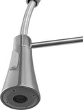 ANZZI Carriage Elegant Kitchen Faucet, Single Handle Control, High-Arc Spout (7.09" H), 1.8 GPM WaterSense Certified, Rhino Alloy Solid Brass, Various Finishes