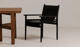 Remy Arm Chair Black Leather