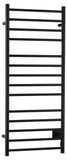 ANZZI Elgon Series 14-Bar Wall Mounted Towel Warmer (20.86" W x 48.62" H), Dual Installation (Hardwire/Plug-In), Quick Warm Time, Rhino Alloy Certified
