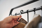 Coat Rack with Hat Storage (66" H)  - Steel + Wood