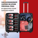 Wine Suitcase for Airplanes 12 Bottle