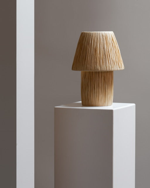 Raffia Lamp