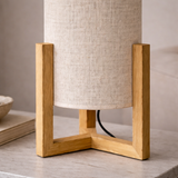 Rayna Table Lamp Oak and Natural