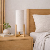 Rayna Table Lamp Oak and Natural