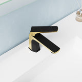 ANZZI Minimalist Single Hole Faucet, Low Arc Spout (5.91" H), 1.2 GPM Water-Saving, Durable Brass Construction, Rhino-Alloy Certified, Various Finishes