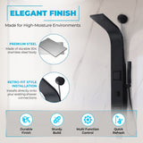 Aura Series 39 in. 2-Jetted Full Body Shower Panel System with Rainfall Showerhead and Spray Wand