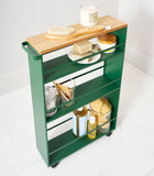 Slim Storage Cart (32" H)  - Steel