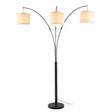 Royal 3-Arm Metal Arc Floor Lamp
