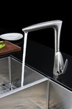 ANZZI Timbre Elegant Kitchen Faucet, Single Gyroscopic Control, 360° Swivel Spout, 1.5 GPM, Rhino Alloy Solid Brass, cUPC Certified