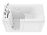 ANZZI Value Series 30 in. x 60 in. Quick Fill Walk-In Whirlpool and Air Tub in White