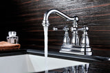 Edge Series 4 in. Centerset 2-Handle Mid-Arc Bathroom Faucet in Polished Chrome