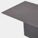 Santorini Outdoor Slatted Rectangle Dining Table 108"
