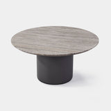 Santorini Outdoor Stone Round Dining Table 60"