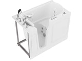 ANZZI Coupe Series 29 in. x 52 in. Quick Fill Walk-In Whirlpool Tub with Powered Fast Drain in White