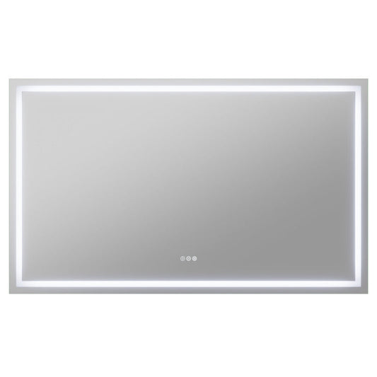 36-in. x 60-in. Frameless LED Front/Back Light Bathroom Mirror w/Defogger
