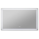 36-in. x 60-in. Frameless LED Front/Back Light Bathroom Mirror w/Defogger