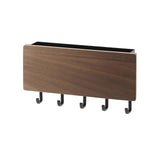 Magnetic Key Rack - Steel + Wood