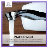 Voce Series Single-Handle Wall Mount Bathroom Faucet in Polished Chrome