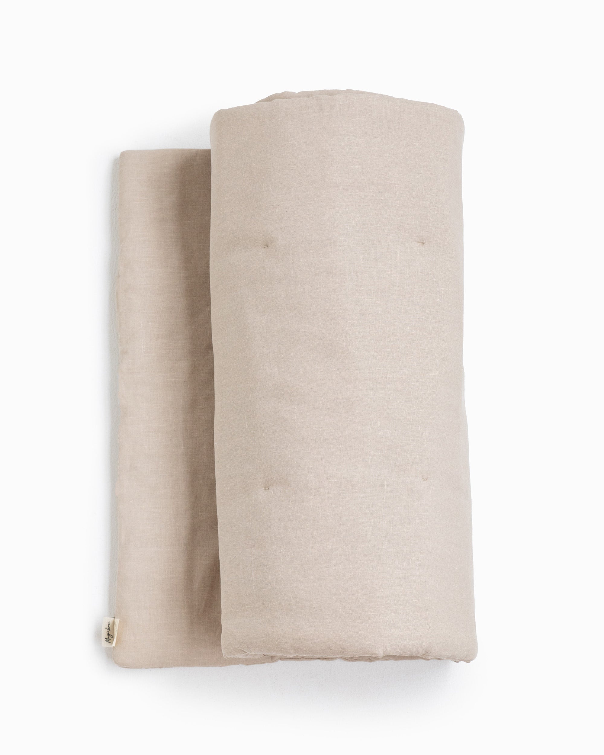 Linen sofa topper