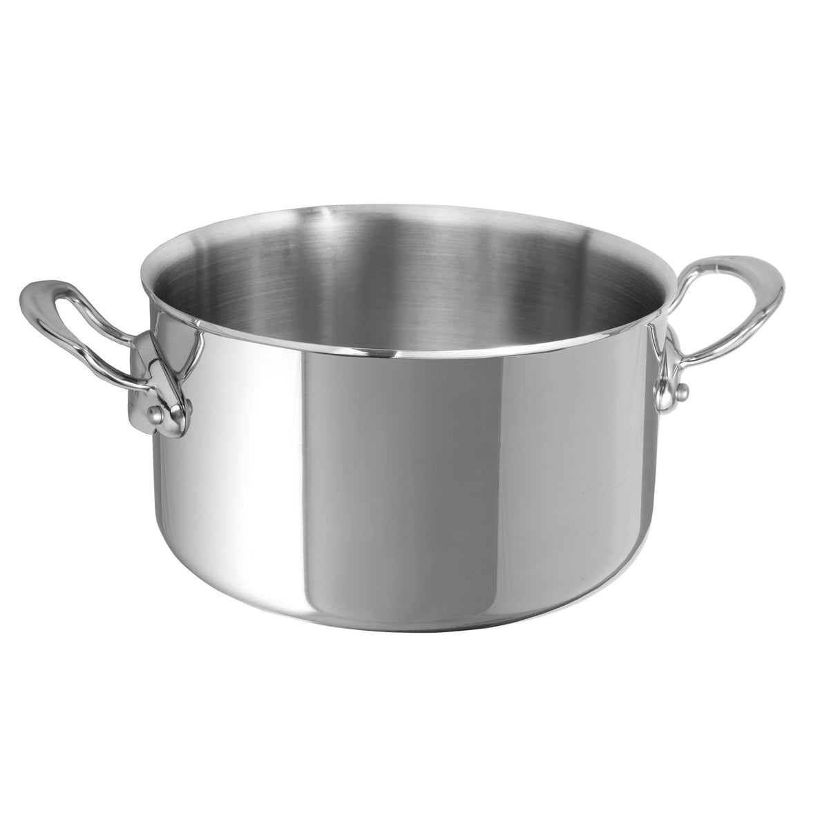 Mauviel M'COOK 5-Ply Stewpan, Cast Stainless Steel Handles, 9.2-Qt