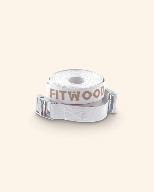 Straps for gym rings | white