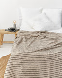 Thin Striped waffle blanket