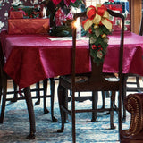 20 Inch Madison Pre-lit Chairback Swag with warm white LED Lights