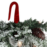 20 Inch Snowfall Creek Chair Swag with LED Lights