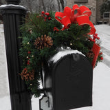 30 Inch Pre-lit Christmas Mailbox Swag