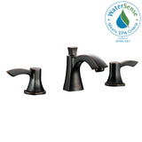 ANZZI Sonata Widespread Faucet, Dual Lever Control, 1.2 GPM WaterSense & ADA Certified, Rhino Alloy Solid Brass, Various Finishes