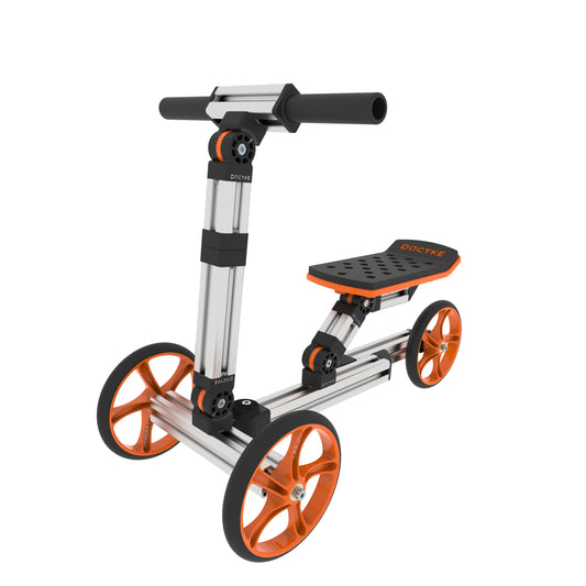 20-in-1 Kids Ride-on Toy Balance Bike and Scooter Kit, Constructible Kids Scooter for Ages 1-4, Safe and Eco-Friendly Materials, Silver