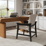 Leo Modern Upholstered Counter Stool quick shift to Dining Chair