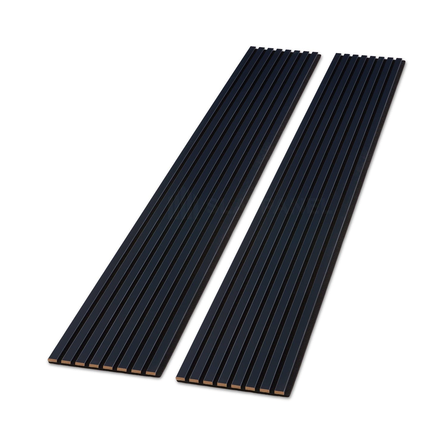 Midnight Blue Color Matte Acoustic Slat Wall Panels