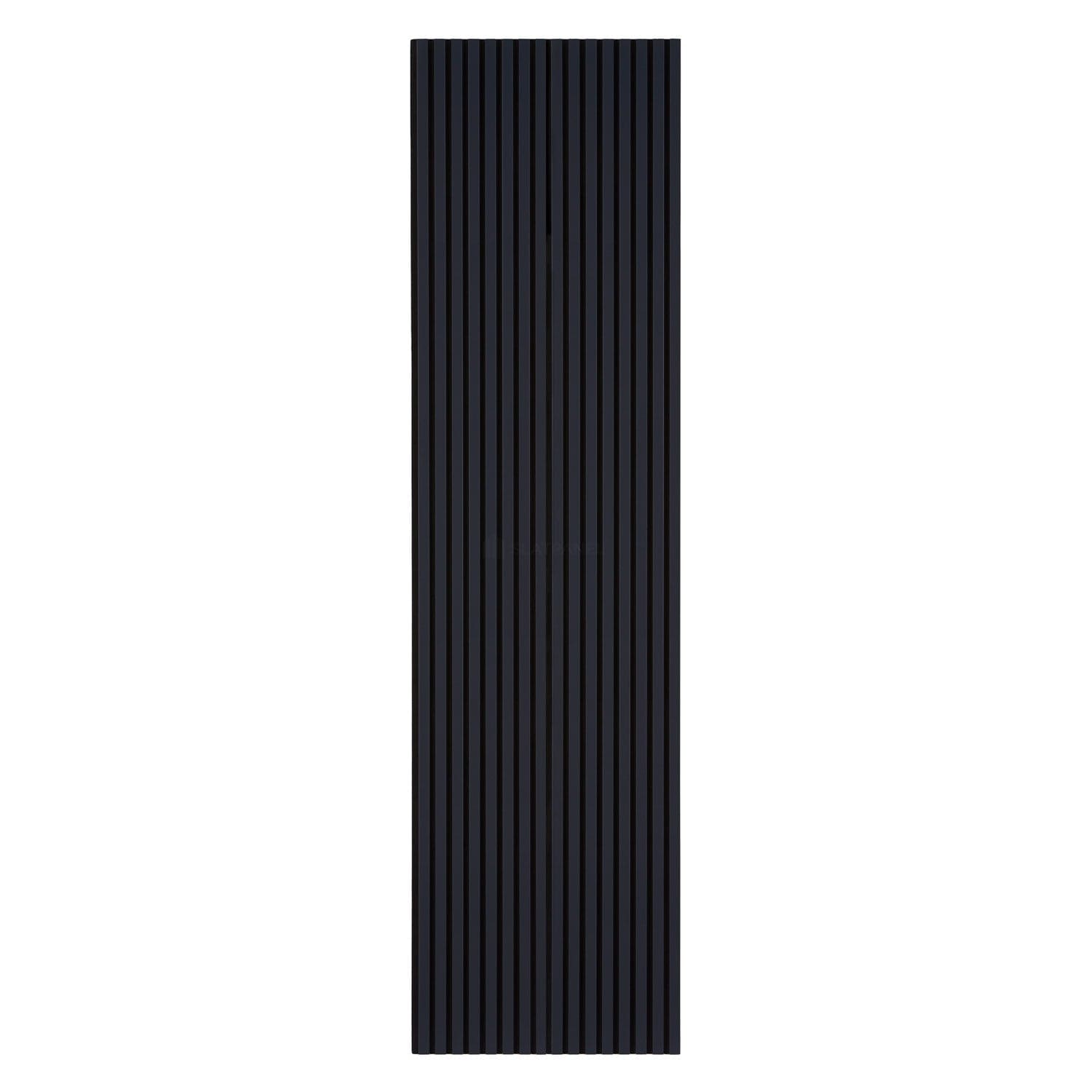 Midnight Blue Color Matte Acoustic Slat Wall Panels