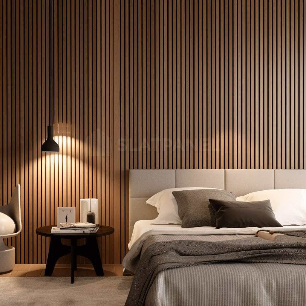 Oak Acoustic Slat Wood Wall Panels | Natural Core | Original Slatpanel®