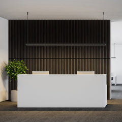 Luxury Smoked Oak Acoustic Slat Wood Wall Panels | Original Slatpanel®