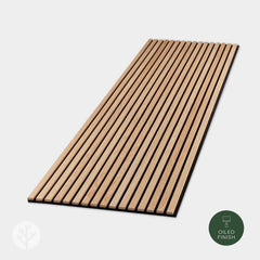 Oak Acoustic Slat Wood Wall Panels | Natural Core | Original Slatpanel®