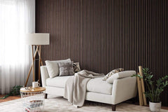 Luxury Smoked Oak Acoustic Slat Wood Wall Panels | Original Slatpanel®