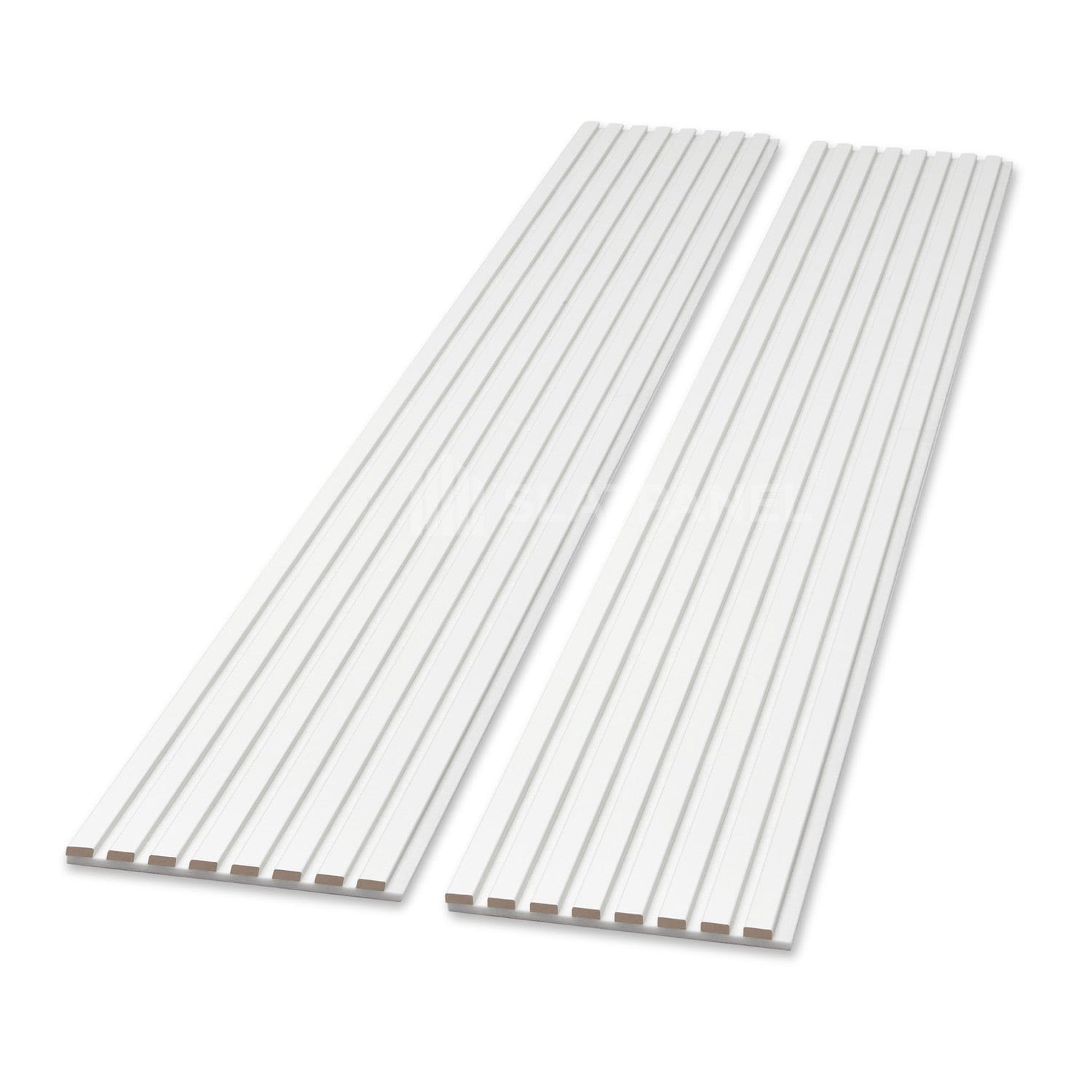 Snow White Color Matte Acoustic Slat Wall Panels | Original Slatpanel®