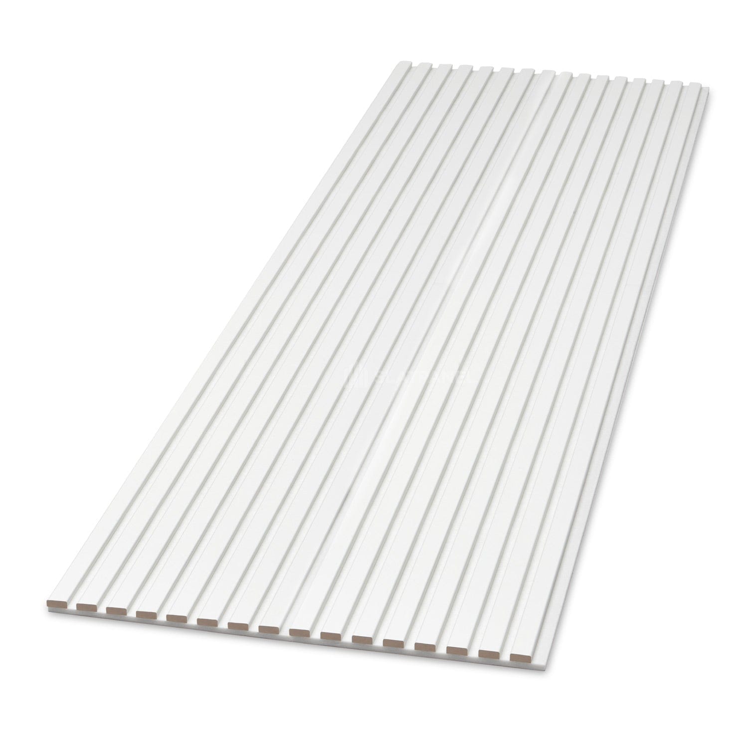 Snow White Color Matte Acoustic Slat Wall Panels | Original Slatpanel®